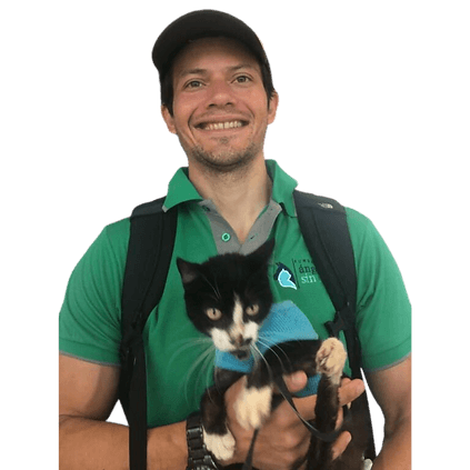 PetVitals origin at a cat sanctuary