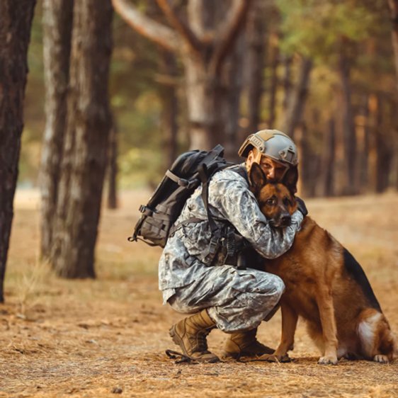Dogs can be stressed when hugged image 1