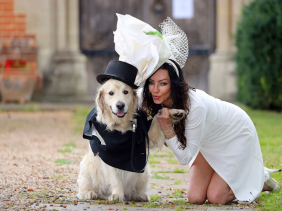 Woman marries her dog after giving up on dating image 1